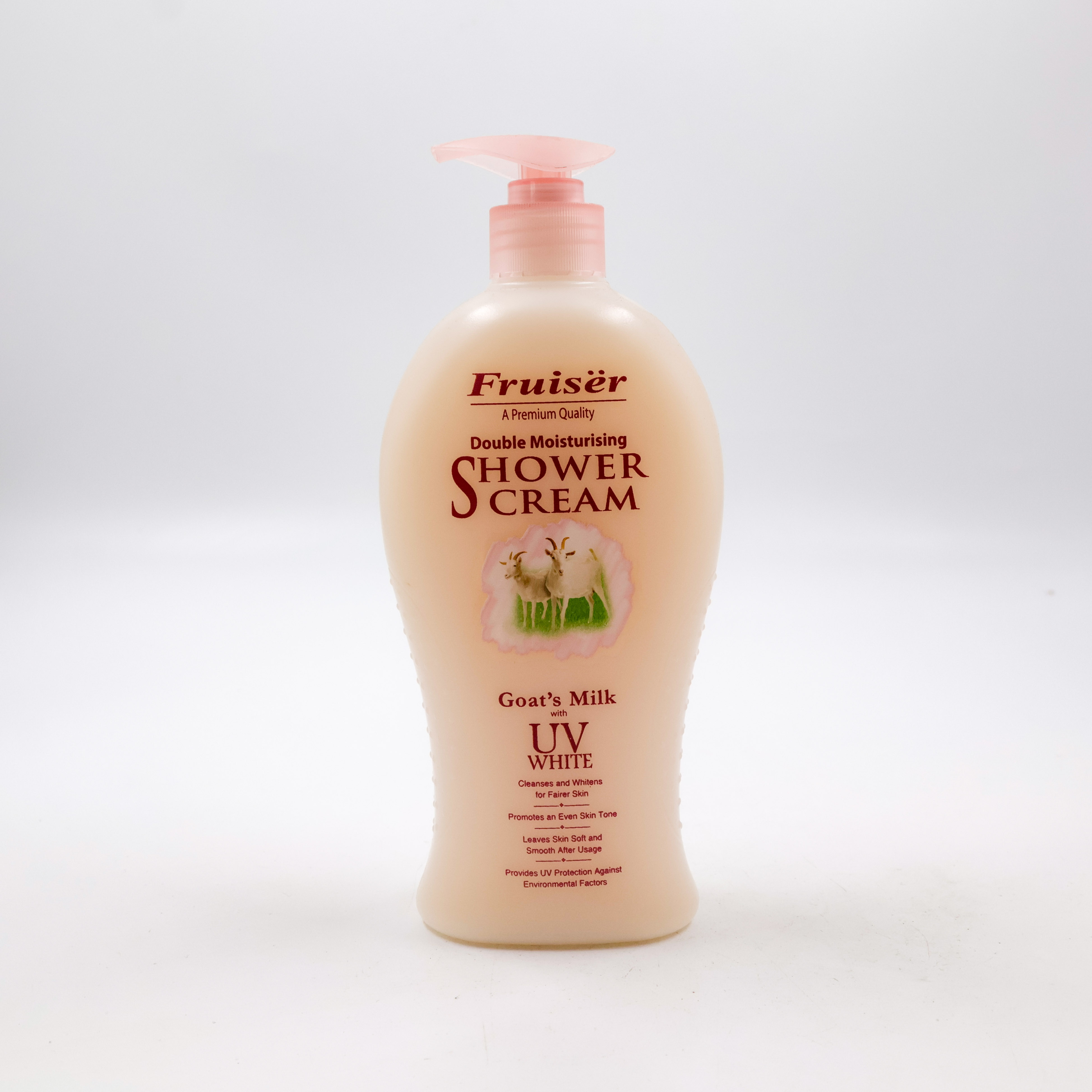 Fruiser Shower Cream goats Milk Uv White 450 ml